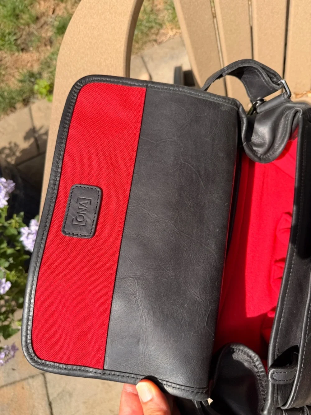 ONA Berlin II for Leica Black Leather Camera Bag
